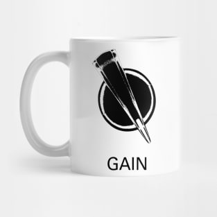 Gain Knob (Chicken-head, black) 100% Mug
